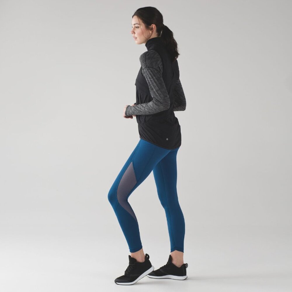 Lululemon Sole Training 7/8 Tight in Poseidon Luxtreme size 10